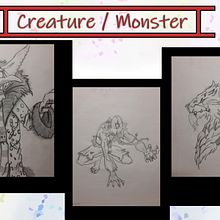 Mi Presento, alcuni miei studi. Un proyecto de Diseño de personajes, Dibujo a lápiz y Dibujo digital de Hi No-Okami Pedron - 08.10.2023