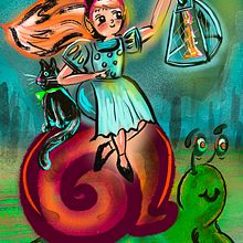 My project for course: Children’s Illustration with Procreate: Paint Magical Scenes. Digital Illustration, Children's Illustration, Digital Painting, and Picturebook project by Carla Botha - 10.08.2023