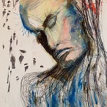 My project for course: Experimental Portraiture with Ink, Tea and Alcohol. Fine Arts, Painting, Drawing & Ink Illustration project by Wayne Strong - 10.08.2023