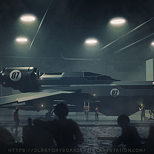 Kitbashing: Starship in Hangar . 3D, Ilustrasi Digital, Mendongeng, Stor, board, Seni Konsep, Dan desain 3D proyek oleh Jean-Claude De La Ronde - 01.24.2023