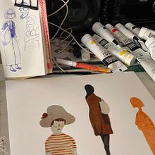 Painting with acrilics in only three colors: burnt sienna, ivory black, parchemin.. Projekt z dziedziny Trad, c, jna ilustracja,  Sztuki piękne,  Malarstwo i Sketching użytkownika Gianluca Manna - 09.10.2023