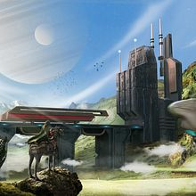 Mi proyecto del curso: Concept art: crea fotogramas clave cinemáticos de ciencia ficción. Projekt z dziedziny 3D, VFX,  Modelowanie 3D i  Projektowanie 3D użytkownika Diego Sanchez - 07.10.2023