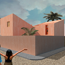 Mi proyecto del curso: Representación gráfica de proyectos arquitectónicos. Architecture, Graphic Design, Interior Architecture, Interior Design, L, scape Architecture, Collage, Digital Architecture, and Architectural Illustration project by galvezcristopher01 - 07.09.2023