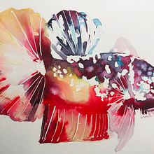 Mi proyecto del curso: Técnicas experimentales de acuarela para principiantes. Projekt z dziedziny Trad, c, jna ilustracja,  Sztuki piękne, Malowanie akwarelą, Ilustracja naturalist i czna użytkownika Yazk Barrera - 09.10.2023