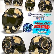 Día 10 Inktober #agv #agvhelmets #ls2helmets #ls2 #shoei #bell #bonustrack #scorpion #arail #ruroc #rurocmoto #helmets #airohhelmet #suomi #roof #inktober #notodoanimacion #3D #characterdesing #inktober2023 #inktober #diseñospersonalizados #moto #motorcy. Un projet de Design  , et 3D de Natalia DN - 10.10.2023