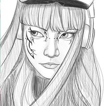 Mi proyecto del curso: Cuaderno de retratos a línea con grafito. Artes plásticas, Esboçado, Desenho, Desenho de retrato, e Sketchbook projeto de Andrés Felipe Castro Muñoz - 10.10.2023