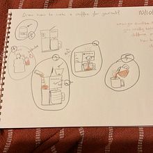 draw how to make Coffee for yourself. Projekt z dziedziny  R i sunek użytkownika Leventue Ucuncu - 07.10.2023