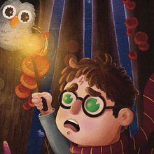 My project for course: Children’s Illustration with Procreate: Paint Magical Scenes. Un proyecto de Ilustración digital, Ilustración infantil, Pintura digital y Álbum ilustrado						 de Oksana Shvedenko - 08.10.2023