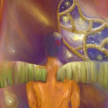 San Juan of the Sprouts 2 (The Eve of Takeoff). Een project van Digitale illustratie van Angel Santos - 11.10.2023