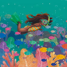 Libro '' Mi Primera guía de Surf''. Children's Illustration project by Stephani Ciorciari - 10.31.2022
