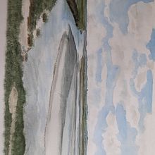 Mijn project van de cursus: Reis en aquarelleer. Fine Arts, Sketching, Pencil Drawing, Drawing, Watercolor Painting, and Sketchbook project by Dora Olthof - 10.11.2023