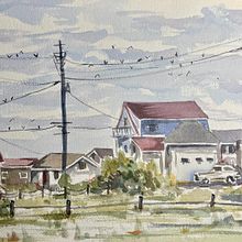 My project for course: Contemporary Watercolor Landscape Painting. Fine Arts, and Watercolor Painting project by jolyaube - 10.06.2023