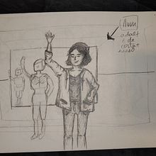 Mi proyecto del curso: Fundamentos del dibujo de personas a partir de la imaginación. Un proyecto de Ilustración tradicional, Bellas Artes, Bocetado, Dibujo a lápiz, Dibujo, Dibujo artístico y Dibujo anatómico de lagembg - 12.10.2023