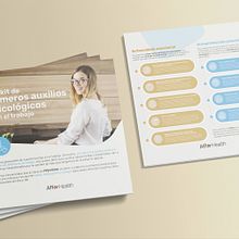 CLIENTE: AFFOR HEALTH. Flyer 210x210 TOOLKITS. Design, Art Direction, Br, ing, Identit, Editorial Design, Graphic Design, Marketing, T, pograph, Cop, writing, Creativit, and Communication project by Rebeca Márquez - 10.13.2023