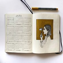 Mi proyecto del curso: Bullet journal creativo: aumenta tu productividad. Un proyecto de Ilustración tradicional, Artesanía, Lettering, DIY, H, lettering, Gestión y productividad							 de Rocio Hervas S. - 13.10.2023