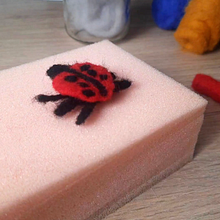 My ladybug animation . Un progetto di Fotografia, Animazione, Artigianato, Video, Stop motion, Fiber Art e Needle felting di Juan Esteban Silva - 07.10.2023