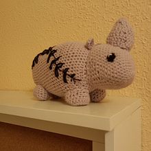 amigurumi rinoceronte Ein Projekt aus dem Bereich H, werk, Spielzeugdesign, Weben, DIY, Crochet, Amigurumi und Textildesign von septiembreanto - 13.10.2023