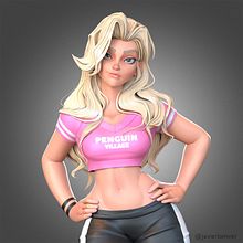 Personal trainer. Un proyecto de 3D, Diseño de personajes y Concept Art de Javier Benver - 14.10.2023