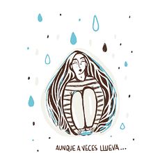 Aunque a veces llueva x ariurban. Projekt z dziedziny Trad, c, jna ilustracja, Komiks,  R i sunek użytkownika Ari Urban - 14.10.2023