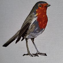 Mi proyecto del curso: Pintar con hilo: técnicas de ilustración textil. Traditional illustration, Embroider, and Textile Design project by Lilian Mariela - 10.14.2023
