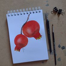 Meu projeto do curso: Ilustração botânica realista: entre em contato com a natureza. Un proyecto de Pintura, Pintura a la acuarela, Ilustración botánica e Ilustración naturalista				 de Samila da Silva Galés Dias - 14.10.2023
