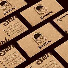 Sentieri - Création d'une marque de glace  Ein Projekt aus dem Bereich Grafikdesign von Chiara Barbato - 01.06.2023