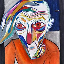 Mon projet du cours : Dessin expressif de la figure humaine : formes et couleurs " IL PERSO". Een project van  Beeldende kunst, Tekening met potlood,  Tekening,  Portrettekening, Realistische tekening, Anatomisch tekenen y Schilderen met gouache van Sabrina - 06.09.2023