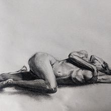 My project for course: Fundamentals of Figure Drawing with Charcoal . Arte plastice, Desen, Desen realist și Figura Desen de Megan Jones - 10.16.2023