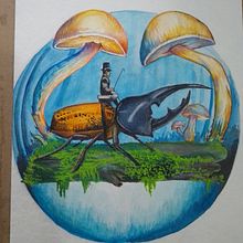 Mi proyecto del curso: Técnicas de acuarela para ilustraciones de ensueño. Un progetto di Illustrazione tradizionale, Disegno, Pittura ad acquerello e Illustrazione editoriale di Carlos Adrián De La Paz Almaraz - 16.10.2023