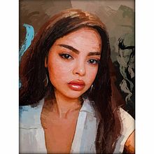 She is Mireya Narváez - My Best Project in Portrait Painting by Rod Lovell . Design, Pencil Drawing, Portrait Drawing, Drawing, Realistic Drawing, Artistic Drawing, Digital Drawing, Figure Drawing, Colored Pencil Drawing, Digital Illustration, Painting, Watercolor Painting, Acr, lic Painting, Oil Painting, Digital Painting, Gouache Painting, and Decorative Painting project by Rod Lovell - 10.14.2023