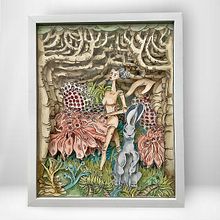 Bajo el Hechizo del Bosque: Retratos de Mujer y Bestia (1). Traditional illustration project by Alicia Rojo de Pedro - 04.10.2024