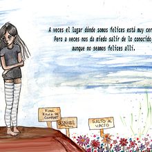 Confort incómodo. Un progetto di Fumetto, Illustrazione tradizionale, Narrativa, Pittura ad acquerello e Creatività di Nieves Ferragut - 17.10.2023