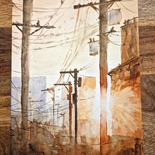 My project for course: Expressive Watercolor Painting: Create Compelling Illustrations Ein Projekt aus dem Bereich Bildende Künste, Malerei und Aquarellmalerei von Anthea Wallenczus - 17.10.2023