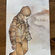Mon projet du cours : Croquis de personnages à l'aquarelle. Sketching, Watercolor Painting, and Figure Drawing project by Ginela - 10.18.2023