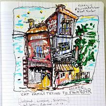 Mi proyecto del curso: Dibujo arquitectónico expresivo con marcadores de colores. Sketching, Drawing, Architectural Illustration, Sketchbook & Ink Illustration project by Silvina Fernández - 10.18.2023
