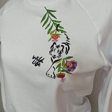 Mi proyecto del curso: Bordado a mano sobre ropa: diseña una composición. Un proyecto de Bordado, Upc, cling y Diseño textil de Norelia Parra - 19.10.2023