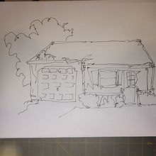 Lessons from Expressive Architectural Sketching with Colored Markers, with Albert Kiefer . Sketching, Drawing, and Architecture project by flamingeyeballgraphics - 10.19.2023