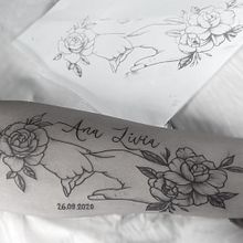 Meu projeto do curso: Tatuagem para principiantes. Tattoo Design project by jaquetaki - 10.19.2023