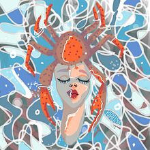 31Days31Drawings2023 - Dia 19 - signo del zodiaco. Design, Digital Illustration, and Creativit project by Claudia Guillen - 10.19.2023