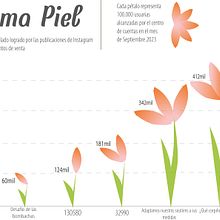 Mi proyecto del curso: Visualización de datos. Prima Piel 2023 Ein Projekt aus dem Bereich Informationsdesign, Interaktives Design und Infografik von Oriana Ostoich - 16.10.2023