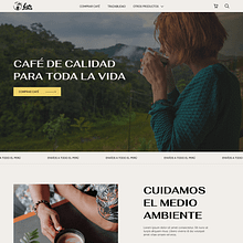 E-Commerce para venta de Café | Empresa LifeTime Coffee. Un proyecto de Diseño de complementos, Diseño Web, Marketing Digital, e-commerce, Diseño de producto digital y Business de Diego Amorin Segovia - 17.10.2023