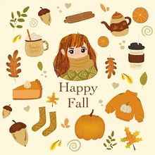 Here are a few of my projects, e.g. my recent fall art, birthday party invitation, logo and a portrait. . Un projet de Illustration traditionnelle, Conception de personnages , et Design graphique de Diana - 20.10.2023