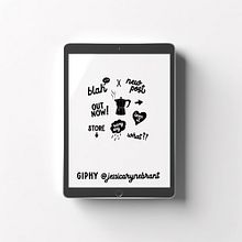 Mein Abschlussprojekt für den Kurs: Animiertes Lettering für GIFs: Stärke deine Online-Präsenz. Animation, T, pograph, Lettering, Digital Lettering, H, and Lettering project by Jessica Rynebrant - 10.21.2023
