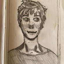 Ragazza super cute. Fine Arts, Sketching, Drawing, Portrait Drawing, and Sketchbook project by Luca Jubani - 10.21.2023