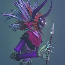 Mi proyecto del curso: Modelado de personajes en Maya (Mambacore). 3D, and 3D Modeling project by Marco Leal - 10.22.2023