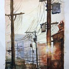 My project for course: Expressive Watercolor Painting: Create Compelling Illustrations. Pintura projeto de Janelle Cooke - 22.10.2023