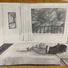 TEC- Grafito. Een project van Tekening met potlood y  Tekening van lucibomb - 22.10.2023