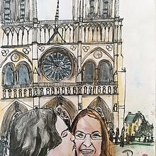 Mein Abschlussprojekt für den Kurs: Aquarellsketching: Drück deine Ideen aus. Projekt z dziedziny Trad, c, jna ilustracja, Sketching, Kreat, wność,  R, sunek, Malowanie akwarelą i Sketchbook użytkownika Martina Riel - 22.10.2023