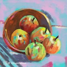 31Days31Drawings2023- Dia 22- Fruta. Design, Digital Illustration, and Creativit project by Claudia Guillen - 10.22.2023