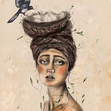 Mi proyecto del curso: Retrato ilustrado con Procreate. Traditional illustration, Vector Illustration, Digital Illustration, and Portrait Drawing project by Romina Rentera Díaz - 10.22.2023